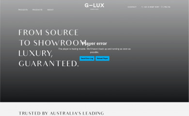 glux.com.au screenshot