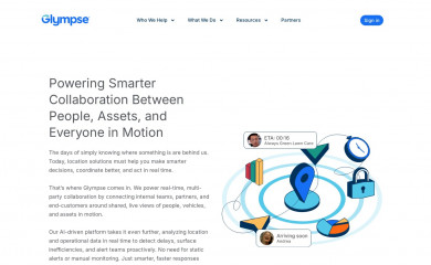 glympse.com screenshot