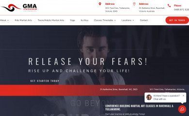 gmafitnessacademy.com.au screenshot