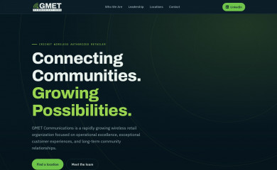 gmetcommunications.com screenshot