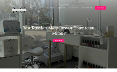 gnailbarmiami.com screenshot