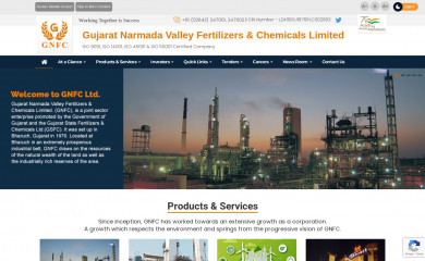 gnfc.in screenshot