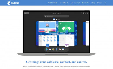 gnome.org screenshot