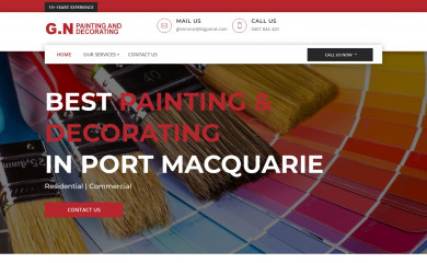 gnpaintingportmacquarie.com.au screenshot