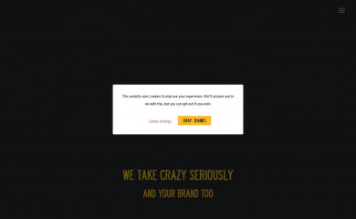 gocrazyagency.com screenshot