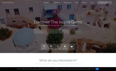 goantiparos.com screenshot