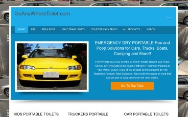 goanywheretoilet.com screenshot