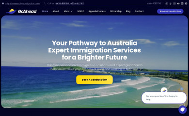 goaheadmigration.com screenshot