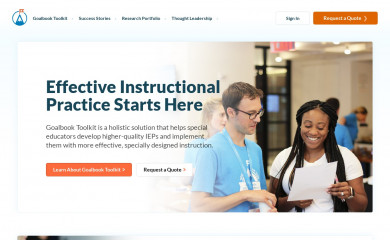 goalbookapp.com screenshot
