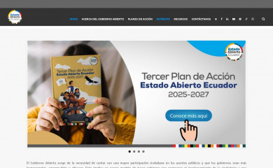 gobiernoabierto.ec screenshot
