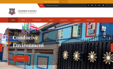 godfirstschools.com screenshot