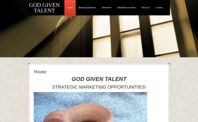 godgiventalentshowroom.com screenshot