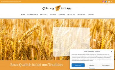 goeweil-muehle.at screenshot