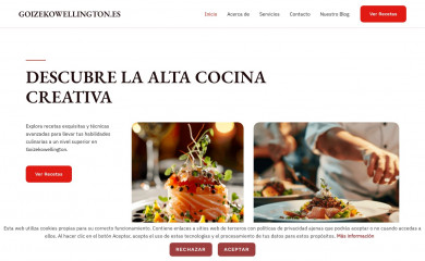 goizekowellington.es screenshot