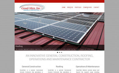 goodmenconstruction.com screenshot