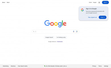 http://www.google.nl/ screenshot