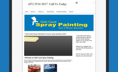 goldcoastspraypainting.com.au screenshot