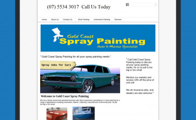 goldcoastspraypainting.com.au screenshot