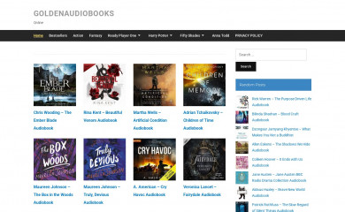 goldenaudiobook.net screenshot