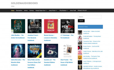 goldenaudiobook.net screenshot