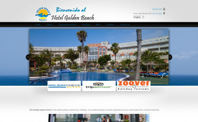 goldenbeach-hotel.com screenshot