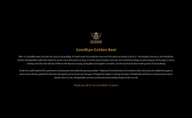 goldenbee.co.uk screenshot