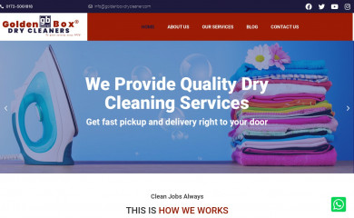 goldenboxdrycleaners.com screenshot