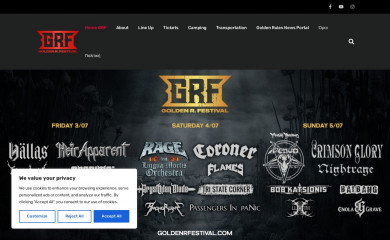 goldenrfestival.com screenshot