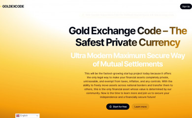 goldexcode.com screenshot