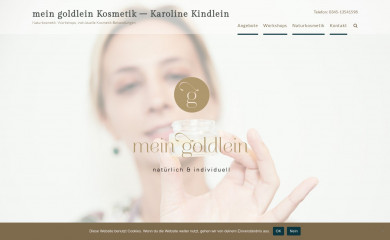 goldlein-kosmetik.de screenshot