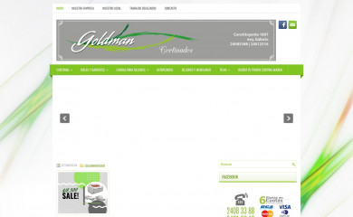 goldmancortinados.com screenshot