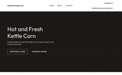 goldstarkettlecorn.com screenshot