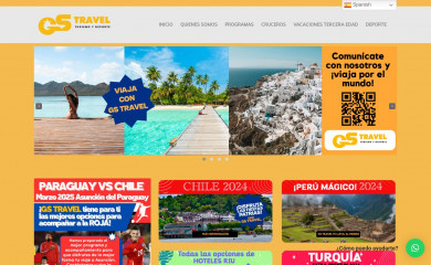 goldstartravel.cl screenshot