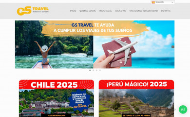 goldstartravel.cl screenshot