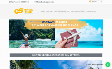 goldstartravel.cl screenshot