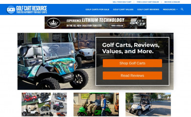 golfcartresource.com screenshot