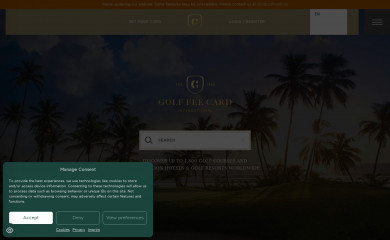 golfcards.com screenshot