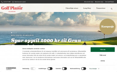 golfplaisir.no screenshot