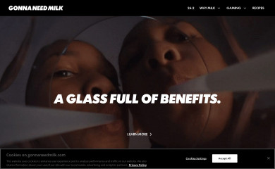 gonnaneedmilk.com screenshot