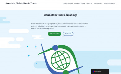 goscienceturda.ro screenshot