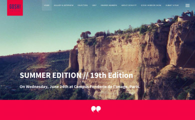 gosh-festival.com screenshot