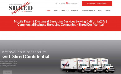 goshredconfidential.com screenshot