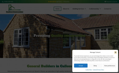 gossfordconstructions.co.uk screenshot