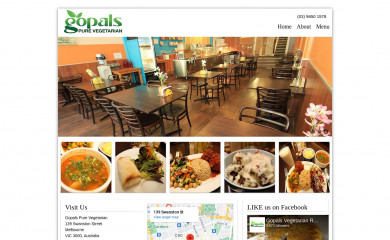 gopalspurevegetarian.com.au screenshot