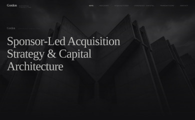 gordonbc.com screenshot