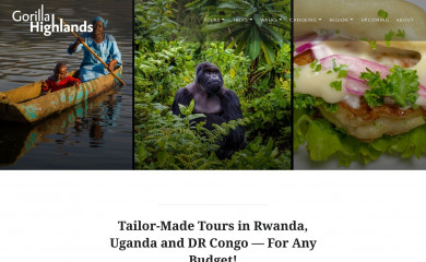 gorillahighlands.com screenshot