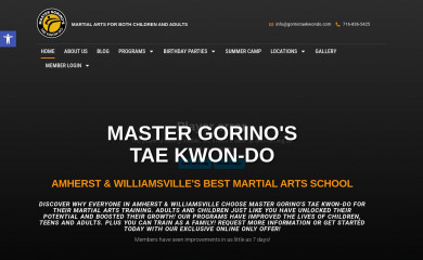 gorinotaekwondo.com screenshot