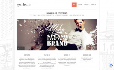 gotham.com.au screenshot