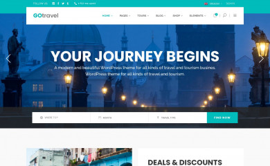 https://gotravel.qodeinteractive.com screenshot