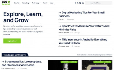 gotresolve.com screenshot